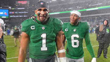 Jalen Hurts, DeVonta Smith, Philadelphia Eagles