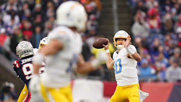 Justin Herbert, Ladd McConkey, Los Angeles Chargers