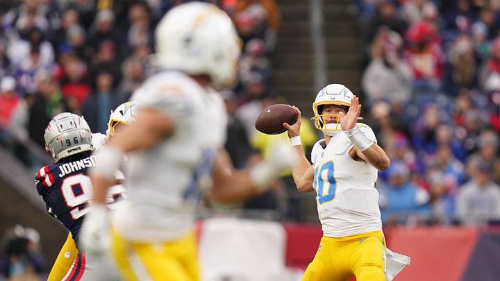 Justin Herbert, Ladd McConkey, Los Angeles Chargers