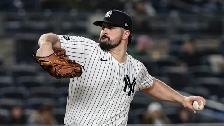 New York Yankees pitcher Carlos Rodon is a great prop target on Friday.