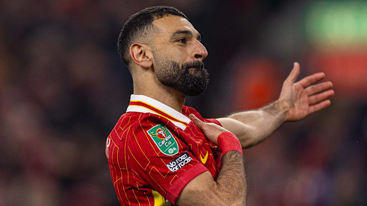 Mohamed Salah's penalty was the go-ahead goal that secured a spot in Liverpool's 15th Carabao Cup final.