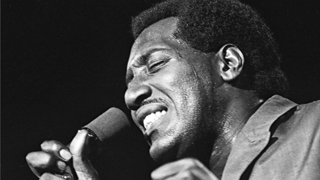 Otis Redding performing at the Monterey International Pop Festival.