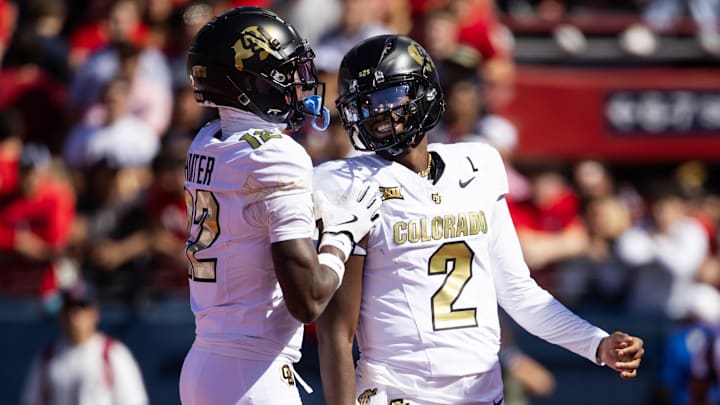 Shedeur Sanders has Travis Hunter's back. Shedeur Sanders has Travis Hunter's back.