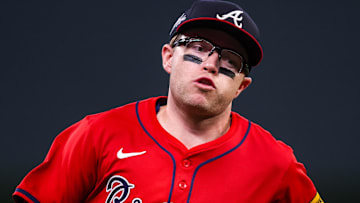 Atlanta Braves shortstop Nick Allen (2) in action against the Philadelphia Phillies in the fifth inning at Truist Park.