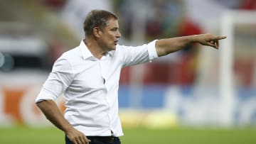 Diego Aguirre con el Internacional