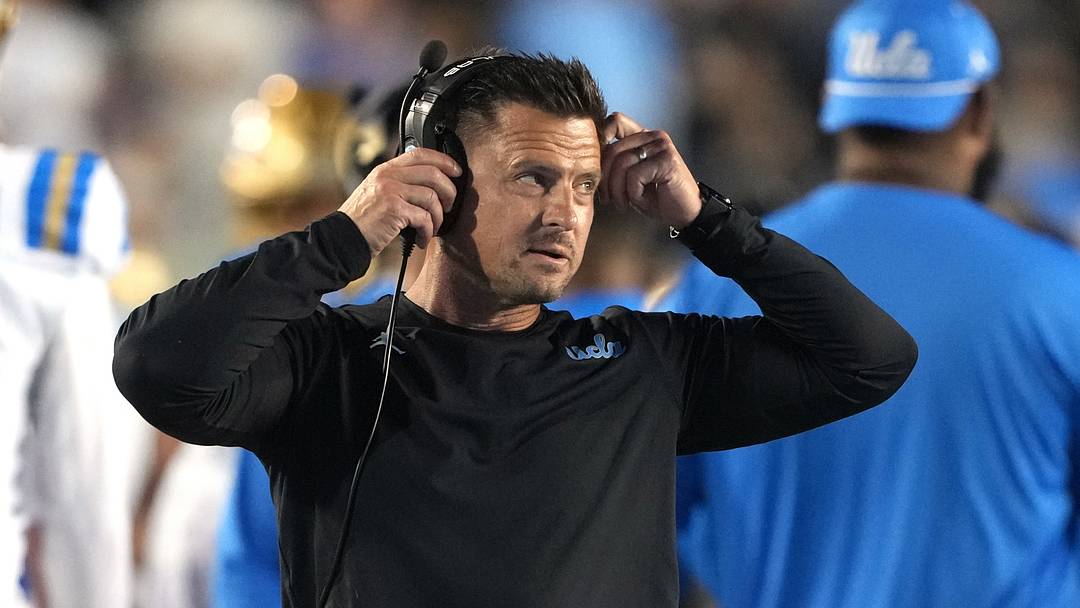 Sep 5, 2026; Berkeley, California, USA; UCLA Bruins head coach Bob Chesney during the first quarter against the California Golden Bears at California Memorial Stadium. Mandatory Credit: Darren Yamashita-Imagn Images Sep 5, 2026; Berkeley, California, USA; UCLA Bruins head coach Bob Chesney during the first quarter against the California Golden Bears at California Memorial Stadium. Mandatory Credit: Darren Yamashita-Imagn Images