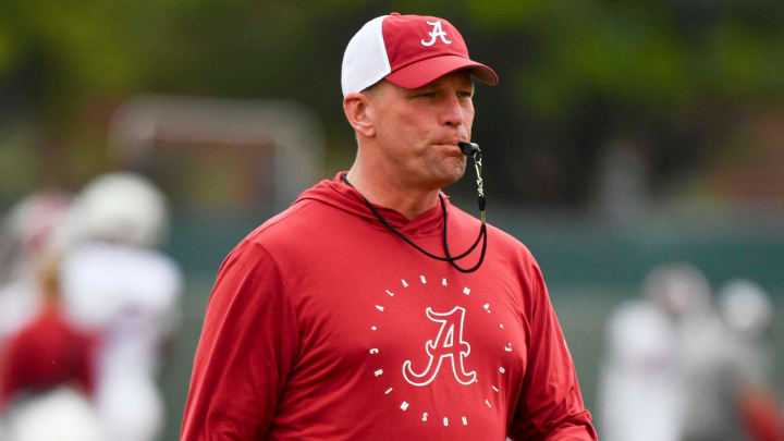 Alabama head coach Kalen DeBoer