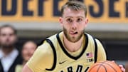 Purdue Boilermakers guard Braden Smith (3) brings the ball up court
