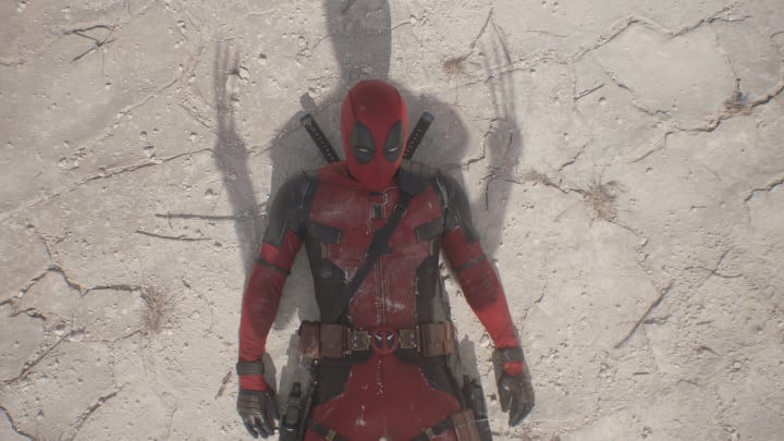 Ryan Reynolds as Deadpool/Wade Wilson in Marvel Studios' DEADPOOL & WOLVERINE. Photo courtesy of Marvel Studios. © 2024 20th Century Studios / © and ™ 2024 MARVEL.