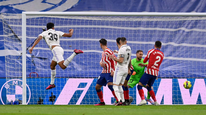 Alvaro Rodriguez came off the bench to head in a late equaliser for Real Madrid
