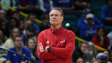 Kansas basketball head coach Bill Self
