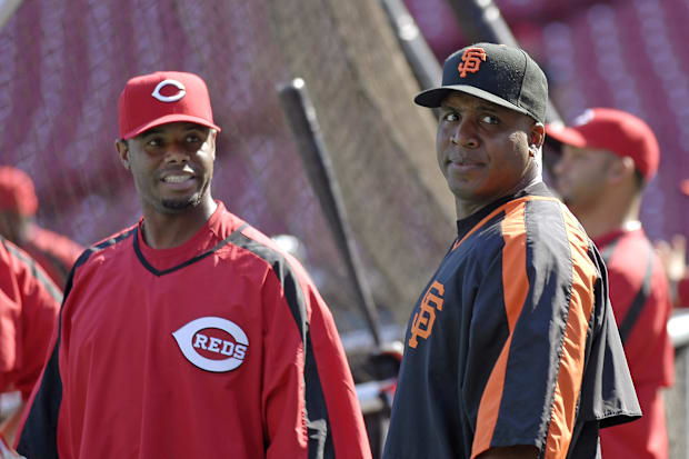 Ken Griffey, Jr., and Barry Bonds