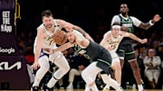 Los Lakers están teniendo una dura serie de primera ronda de playoffs contra los Timberwolves 