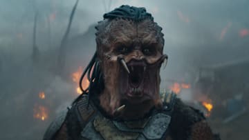 Dek (Dimitrius Schuster-Koloamatangi) in 20th Century Studios' PREDATOR: BADLANDS film.