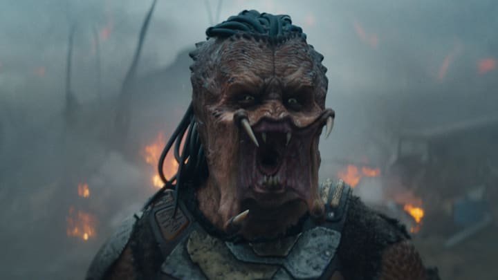 Dek (Dimitrius Schuster-Koloamatangi) in 20th Century Studios' PREDATOR: BADLANDS film.
