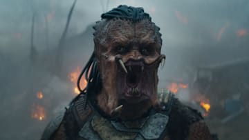 Dek (Dimitrius Schuster-Koloamatangi) in 20th Century Studios' PREDATOR: BADLANDS