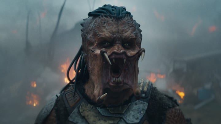Dek (Dimitrius Schuster-Koloamatangi) in 20th Century Studios' PREDATOR: BADLANDS film.