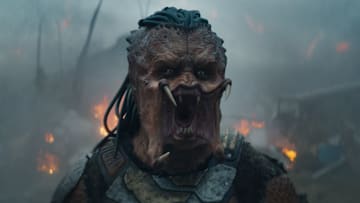 Dek (Dimitrius Schuster-Koloamatangi) in 20th Century Studios' PREDATOR: BADLANDS film. Photo courtesy of 20th Century Studios. © 2025 20th Century Studios. All Rights Reserved.