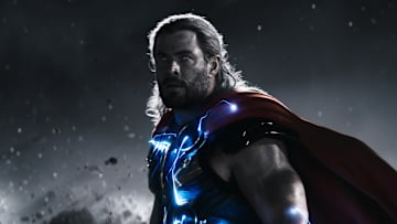 Chris Hemsworth as Thor in Marvel Studios' THOR: LOVE AND THUNDER. Photo courtesy of Marvel Studios. ©Marvel Studios 2022. All Rights Reserved.