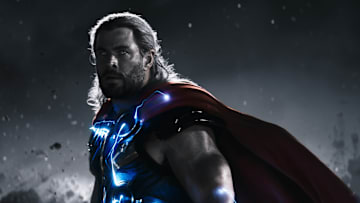 Chris Hemsworth as Thor in Marvel Studios' THOR: LOVE AND THUNDER. Photo courtesy of Marvel Studios. ©Marvel Studios 2022. All Rights Reserved.