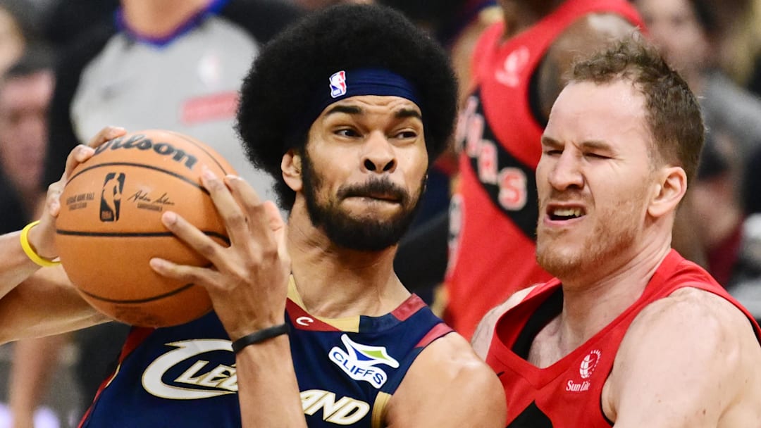 Jarrett Allen, Cleveland Cavaliers and Jakob Poeltl, Toronto Raptors