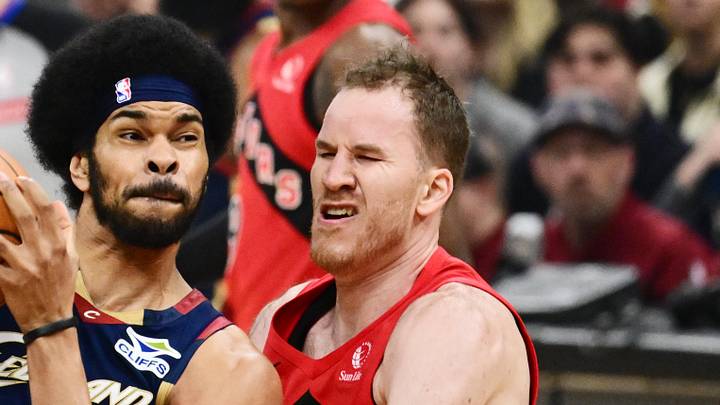 Jarrett Allen, Cleveland Cavaliers and Jakob Poeltl, Toronto Raptors