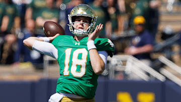 Analysts are projecting Syracuse football to land Notre Dame 3-star transfer quarterback Steve Angeli, who just visited SU.
