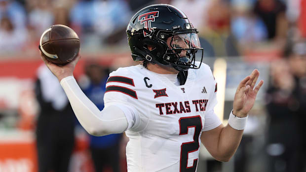 Texas Tech Red Raiders quarterback Behren Morton