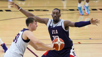 Cooper Flagg, Bam Adebayo, Team USA