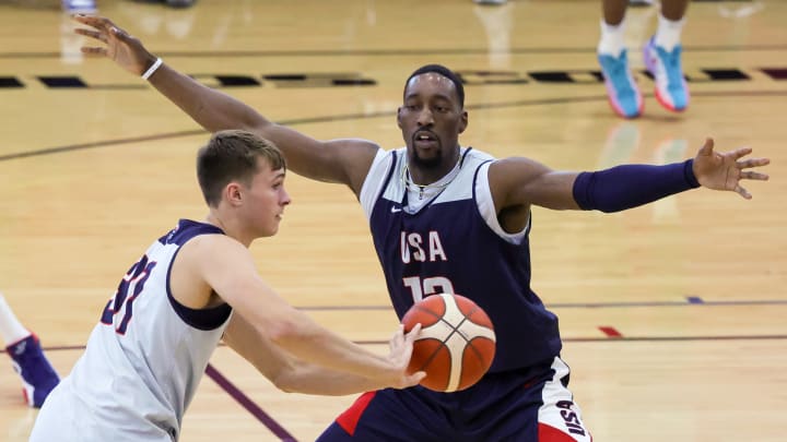 Cooper Flagg, Bam Adebayo, Team USA