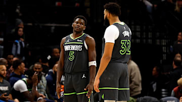 Anthony Edwards, Karl-Anthony Towns, Minnesota Timberwolves