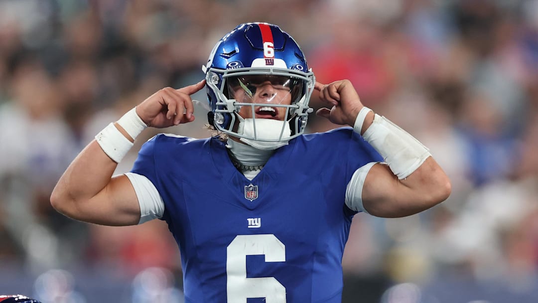 New York Giants quarterback Jaxson Dart 