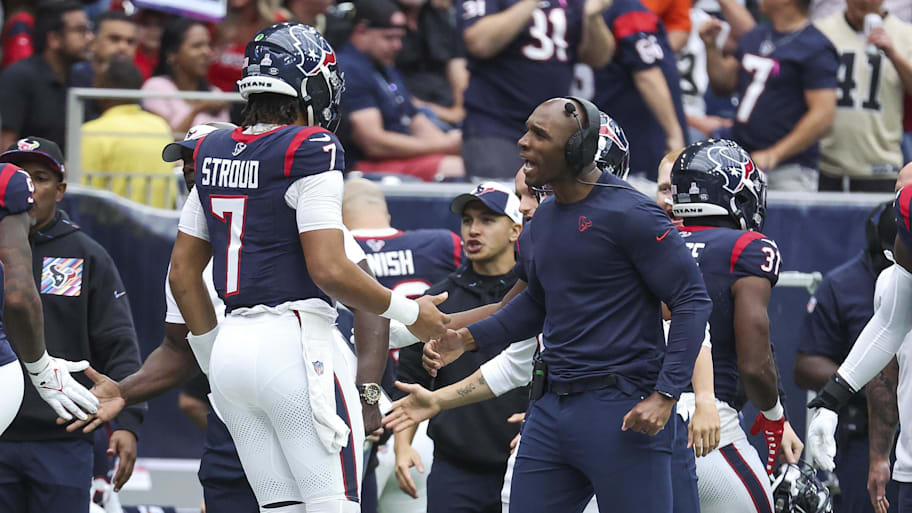 DeMeco Ryan and C.J. Stroud.