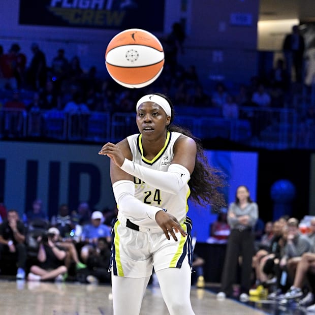 Dallas Wings guard Arike Ogunbowale