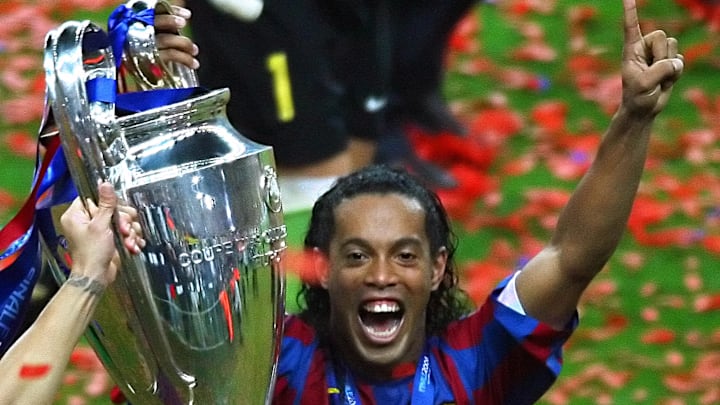 Barcelona's Brazilian forward Ronaldinho