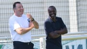 Ben Manga mit Marc Wilmots