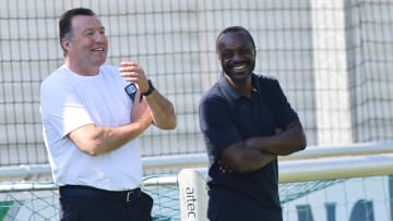 Ben Manga mit Marc Wilmots