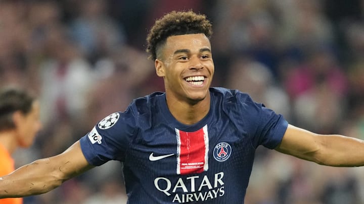 Désiré Doué had a historic performance in the Champions League final.