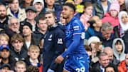 Wesley Fofana was forced off 59 minutes into Sunday's win