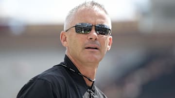 Sep 20, 2025; Tallahassee, Florida, USA; Florida State Seminoles head coach Mike Norvell before the game against the Kent State Golden Flashes at Doak S. Campbell Stadium. Mandatory Credit: Melina Myers-Imagn Images