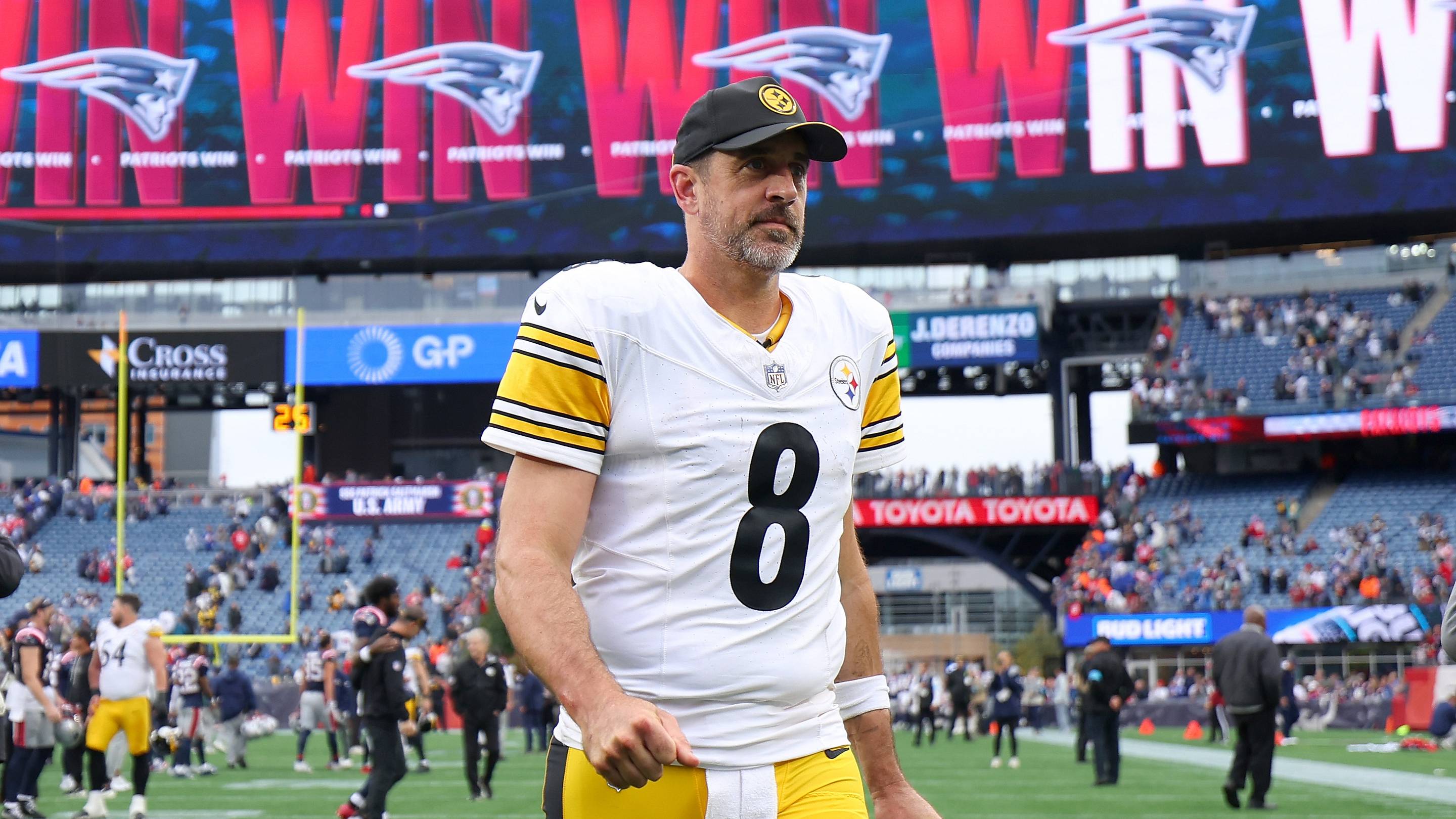 Predicting when the Steelers could bench Aaron Rodgers for Will Howard, Drew Allar