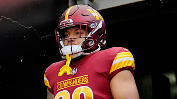 Washington Commanders running back Chris Rodriguez Jr.