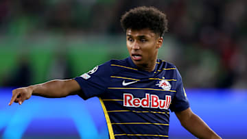 Karim Adeyemi führt die Torschützenliste in der österreichischen Bundesliga mit 14 Treffern an. 