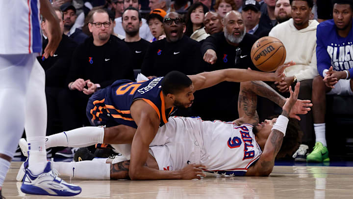 Philadelphia 76ers v New York Knicks