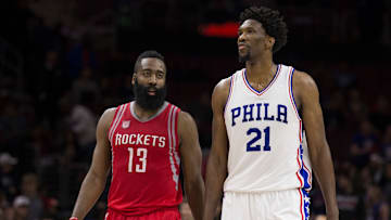 Harden y Embiid fueron rivales en el pasado y ahora serán compañeros de equipo