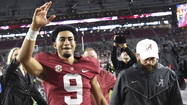 Quarterback Bryce Young became Alabama's fourth Heisman winner in 2021. Quarterback Bryce Young became Alabama's fourth Heisman winner in 2021.