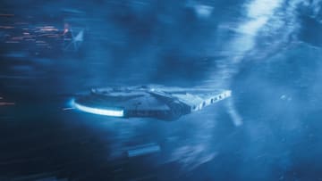 The Millennium Falcon in SOLO: A STAR WARS STORY.