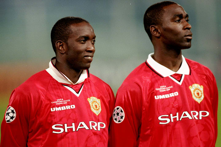 Dwight Yorke and Andy Cole