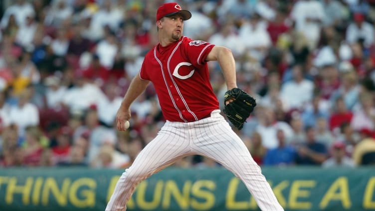 Cincinnati Reds pitcher Jimmy Haynes delivers a pitch.