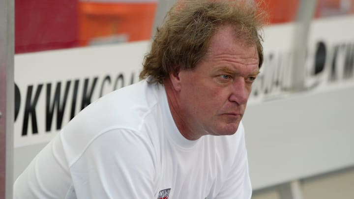 Ray Hudson watches the game 